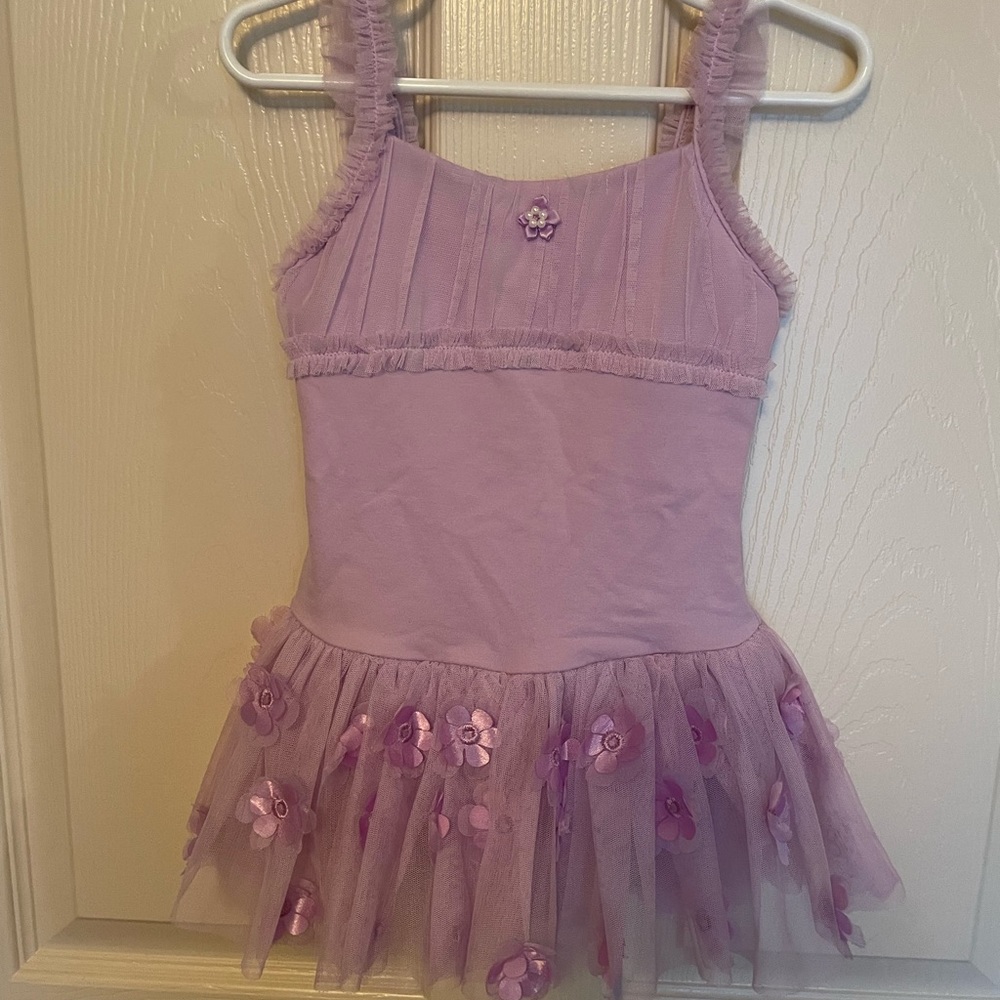 Beautiful purple dance leotard